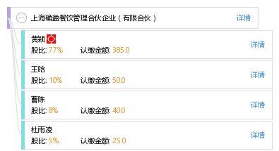 上海確盈餐飲管理合伙企業(yè)有限合伙食品經(jīng)營(yíng)業(yè)務(wù)概述